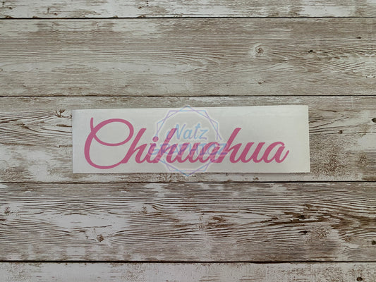 Chihuahua Cursive