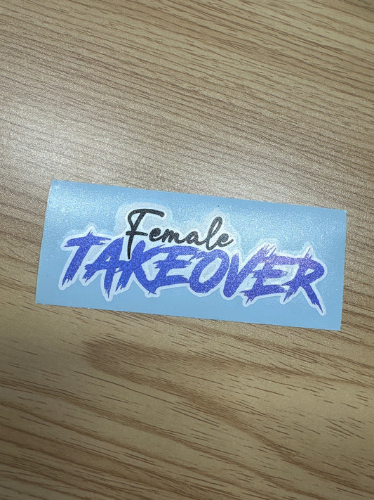 Female Takeover White & Purple