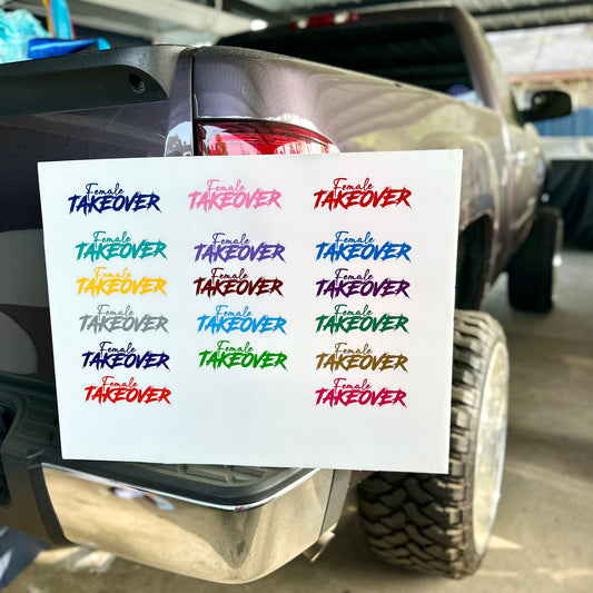 Female Takeover Decal