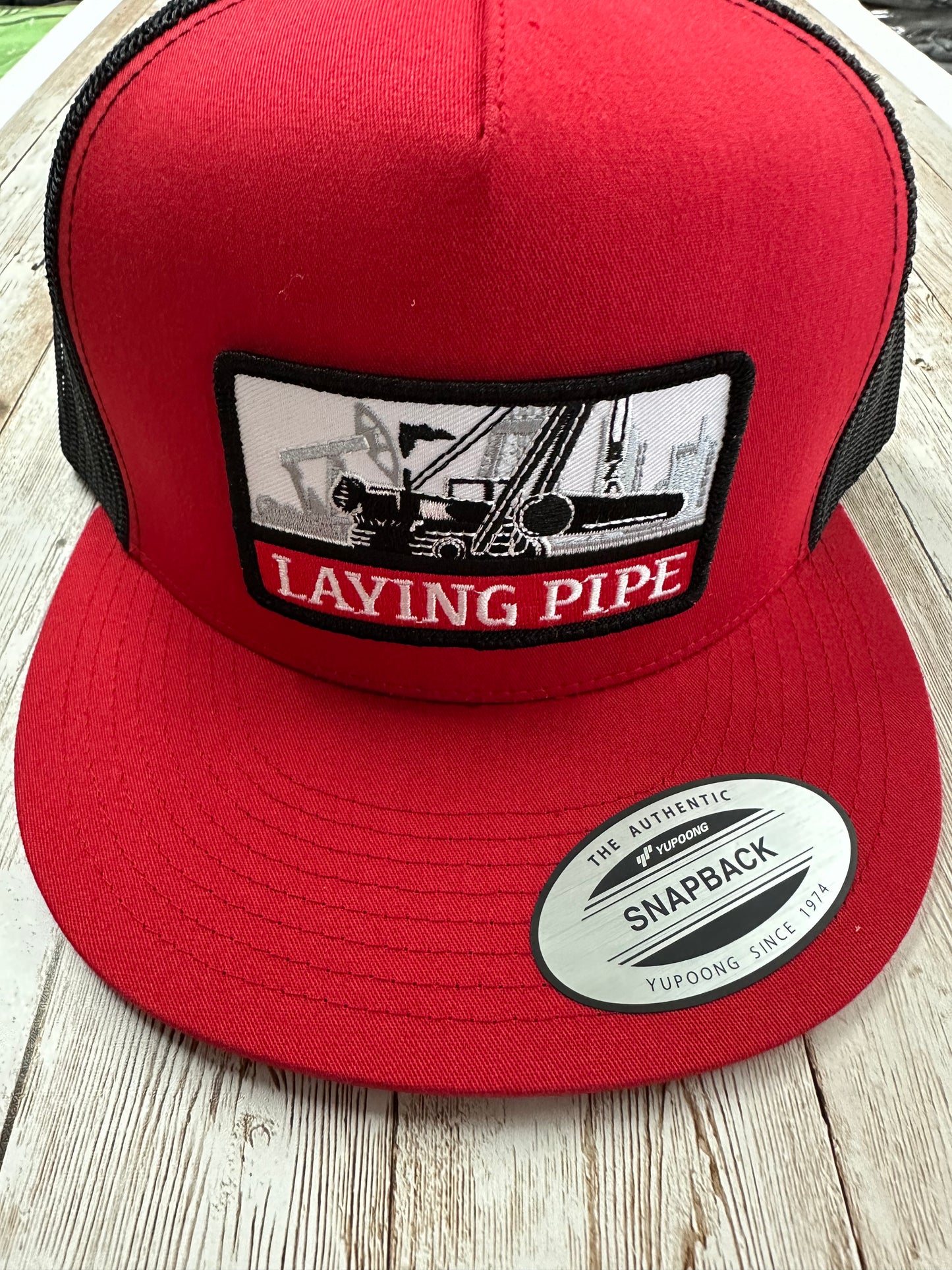 Laying Pipe - Red/Black