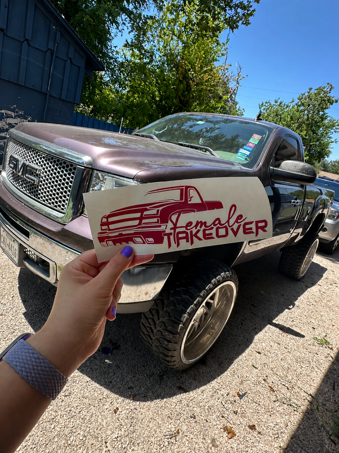 Female Takeover Cateye Decal